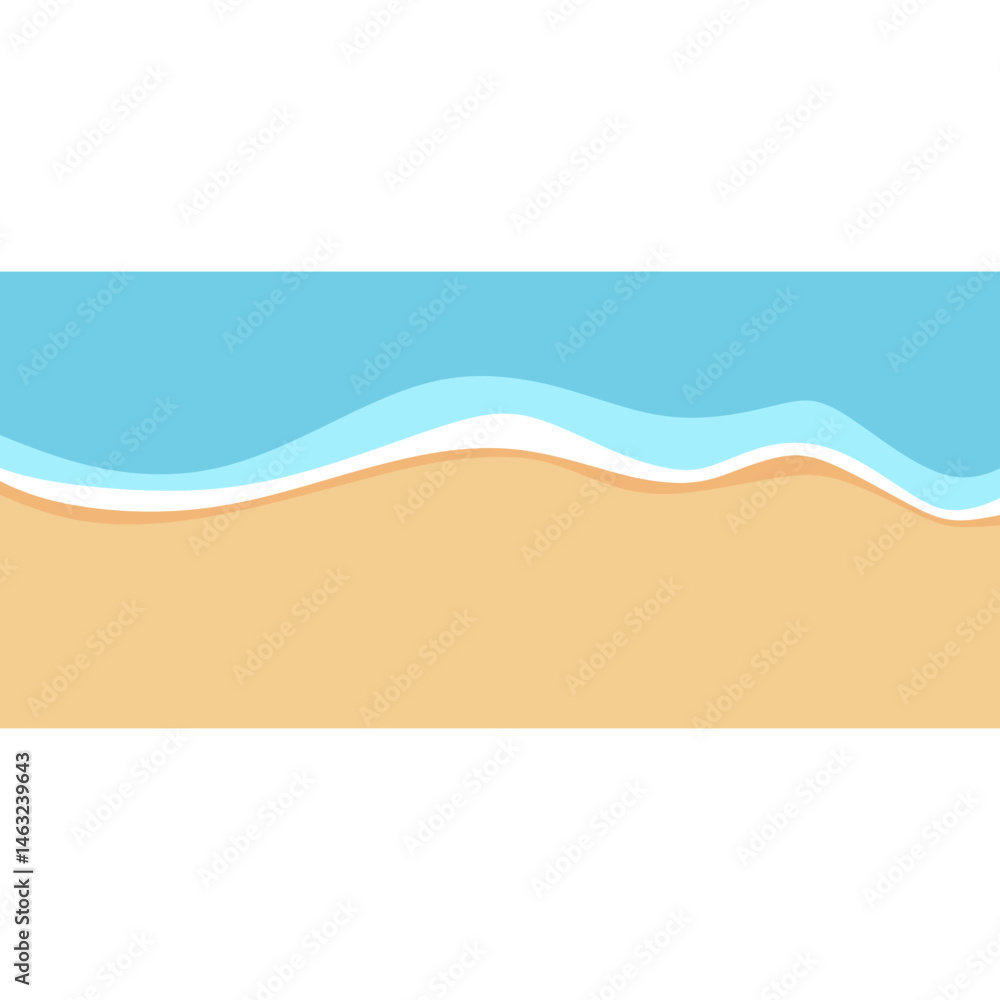 Obraz premium Beach Landscape Scene Background