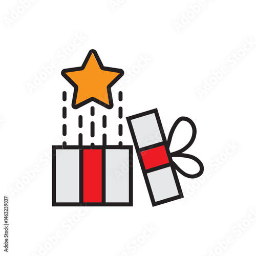 gift box color icon