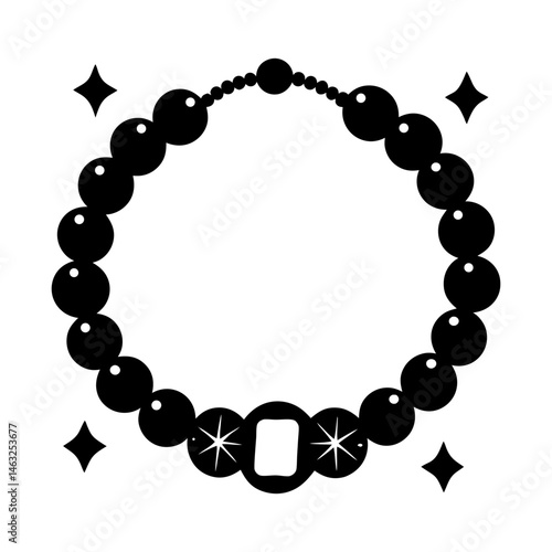 DIY Bracelet Kit silhouette vector