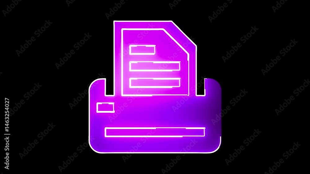 about web icons neon animation about web icons neon animation