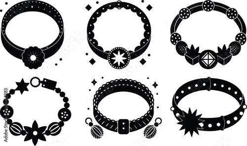 DIY Bracelet Kit silhouette vector