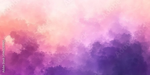 Abstract Pastel Purple and Pink Watercolor Cloud Texture Background Design