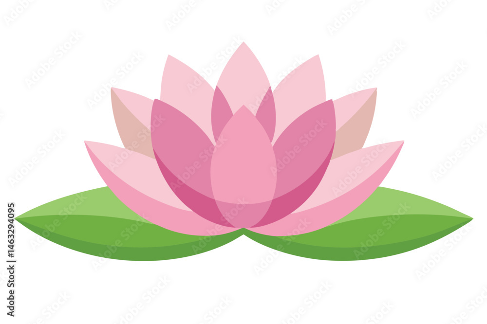 create a twain pink water lily-flower vector art.eps create a twain pink water lily-flower vector art.eps