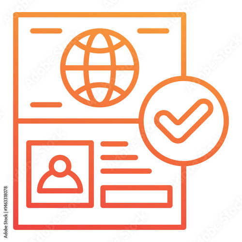 Passport Control Icon