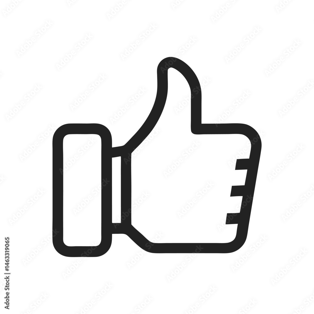 Thumb Up Icon Vector – Like or Approval Symbol Isolated on White Background
Thumb Up Icon Vector – Like or Approval Symbol Isolated on White Background