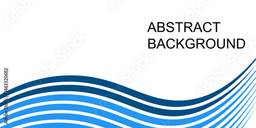 Wide abstract background with blue colored pasta. Vector illustration