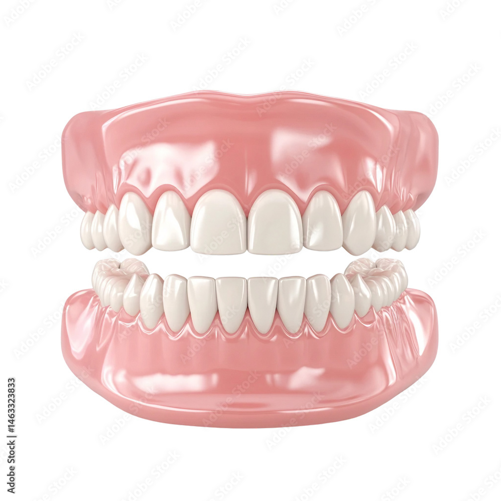 Fototapeta premium Innovative Dental Implant Design for Optimal Aesthetics [Transparent Background PNG].