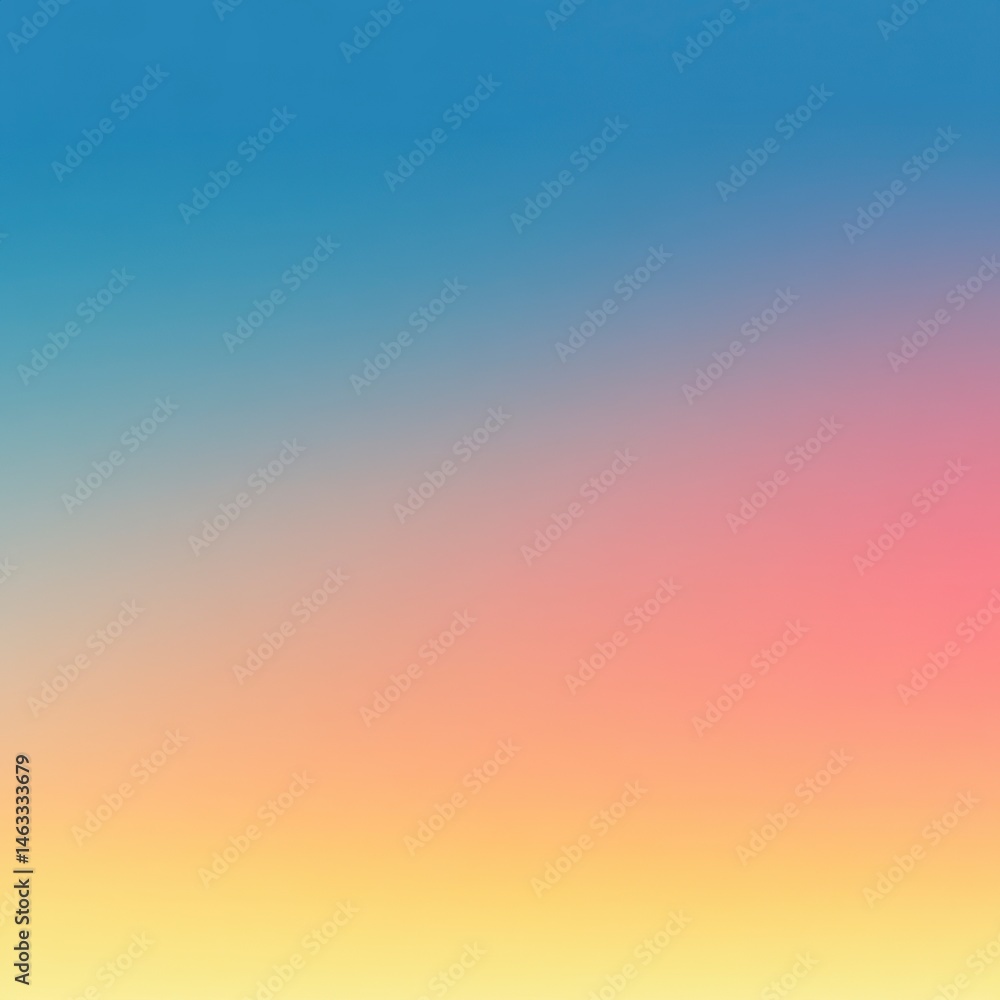 Fototapeta premium Stunning gradient background featuring a blend of soft blue, pink, and orange tones for creative design, social media, or artistic projects
