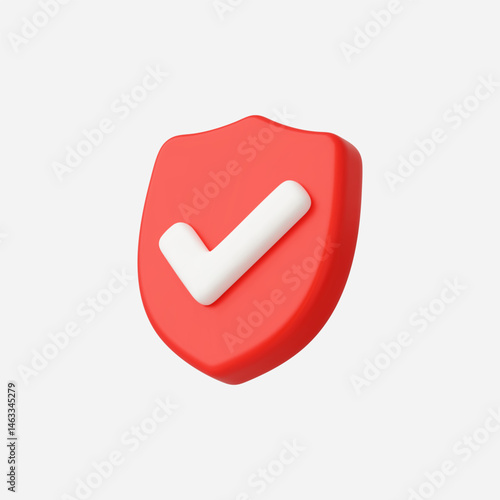 3d Realistic security protection vector illustration