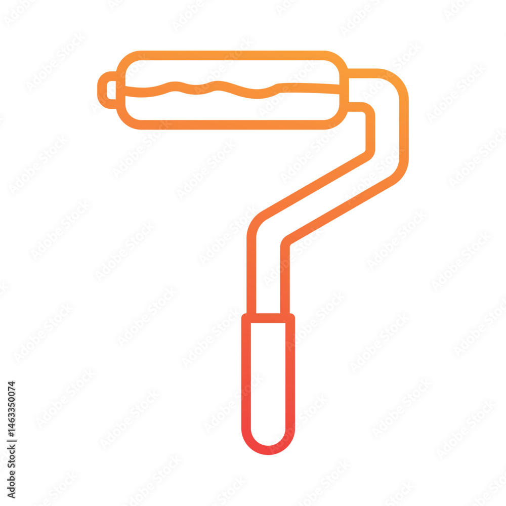 Fototapeta premium Paint Roller Icon