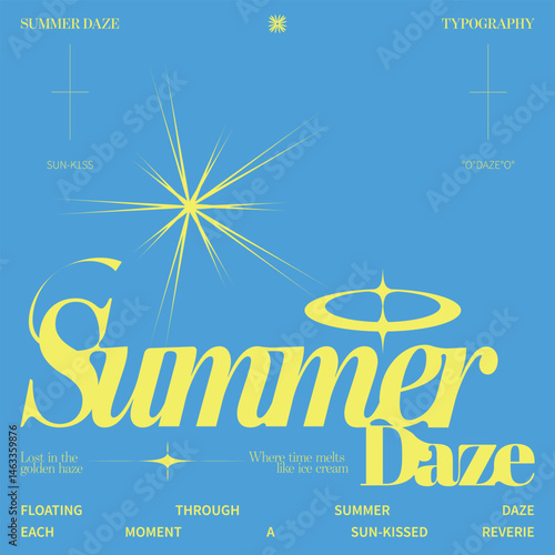 Summer Daze Typography Design for Streetwear, Posters, Album Covers, and Other Creative Project