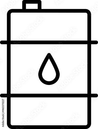 oil barrel illustration on a white background     