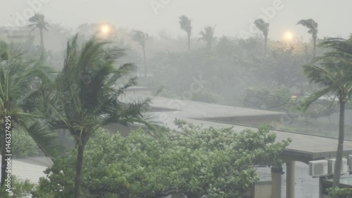 Powerful Hurricane Lashes Tropical Resort With Strong Wind - Koinu
