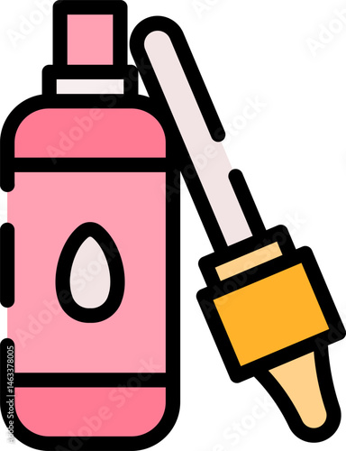 primer illustration on a white background     