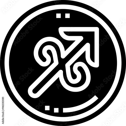 sagittarius illustration on a white background     