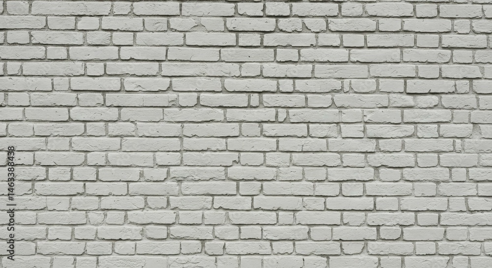 Obraz premium White Brick Wall Texture Background for Architecture and Design