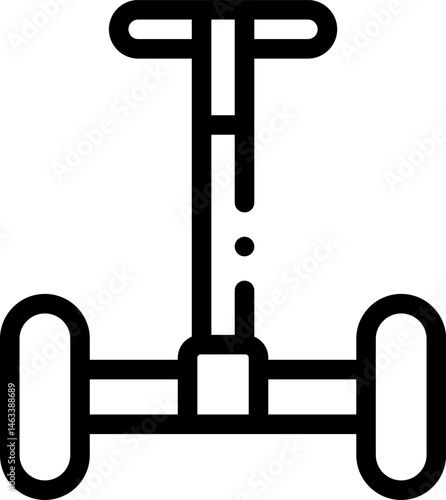 segway illustration on a white background    