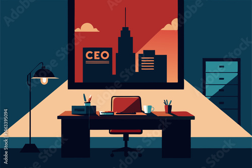 action movie ceo desk with secret weapons drawer 