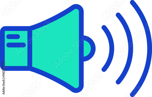 speaker illustration on a white background     