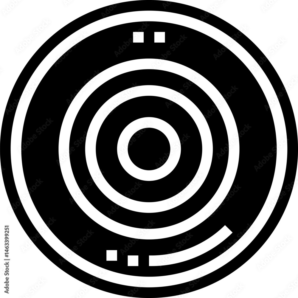 Naklejka premium sun illustration on a white background