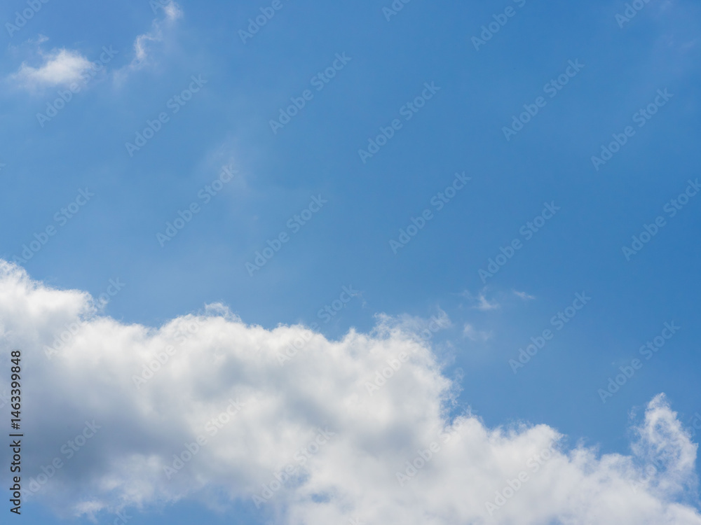 Obraz premium 5月 昼の青空と雲12