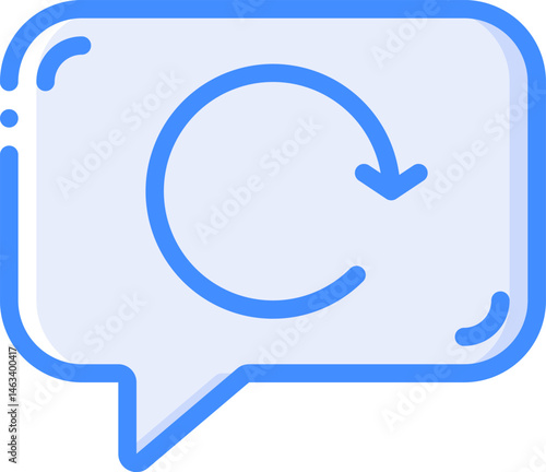 syncing illustration on a white background     