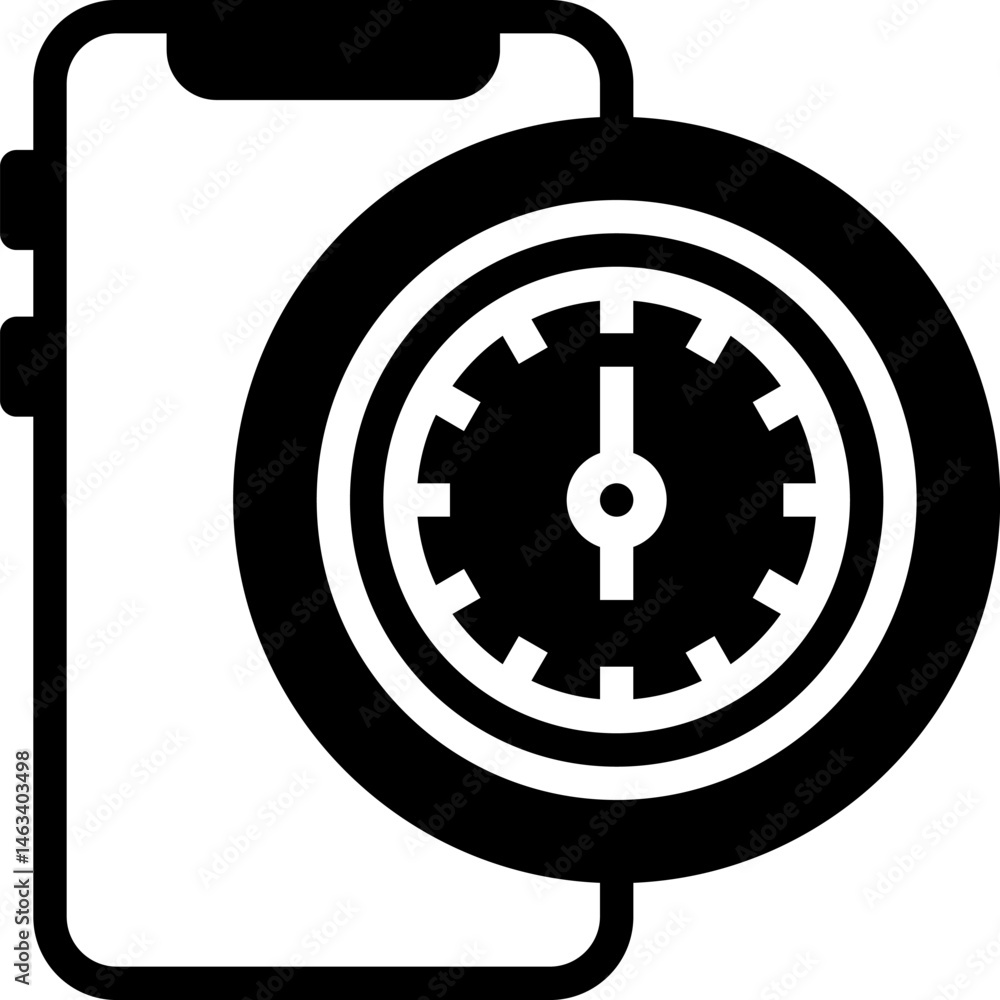 time illustration on a white background time illustration on a white background