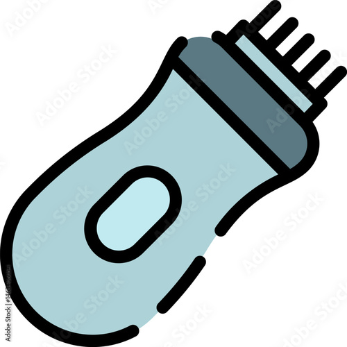 trimmer illustration on a white background     