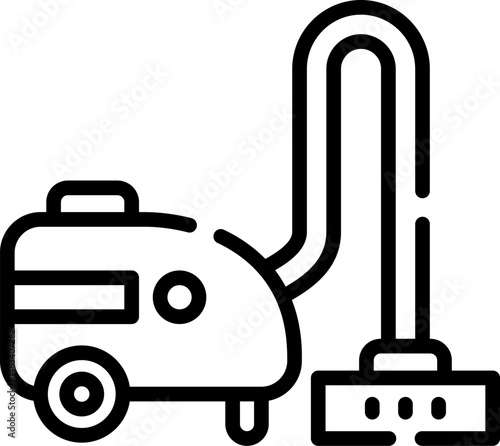 vacuum cleaner illustration on a white background     