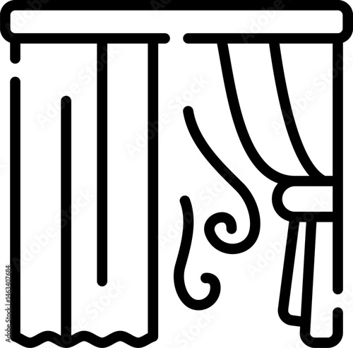 ventilation illustration on a white background     