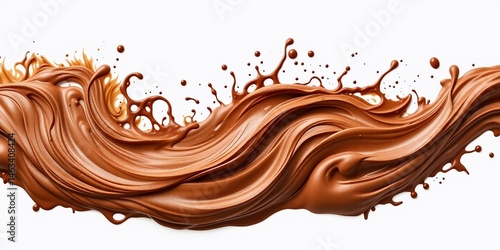 Melted Chocolate Waves - 2025 Mocha Trend
