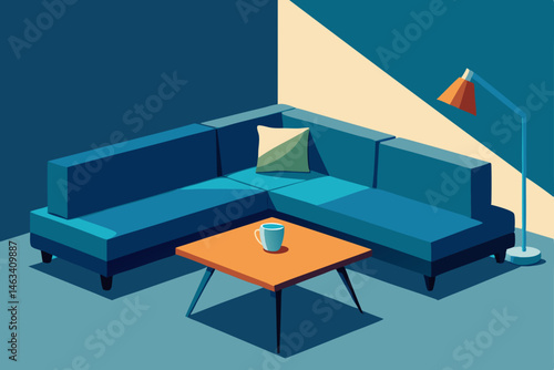 corner couch office with deep cushions 