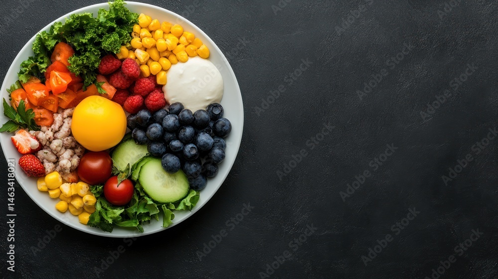 Rainbow Health Bowl: A Vibrant and Nutritious Meal Rainbow Health Bowl: A Vibrant and Nutritious Meal