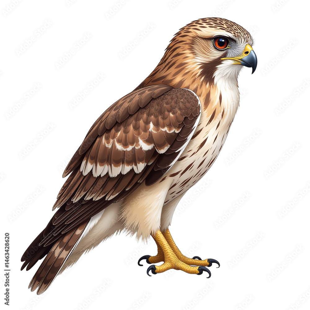 Detailed Falcon Eyas Clipart, isolated on a white background. Detailed Falcon Eyas Clipart, isolated on a white background.