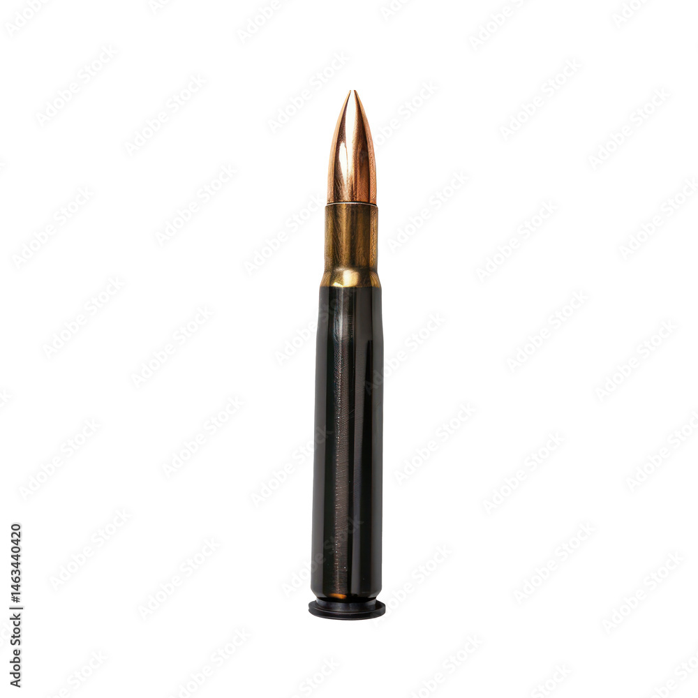 Bullet gun top view full length isolate on transparent background Bullet gun top view full length isolate on transparent background