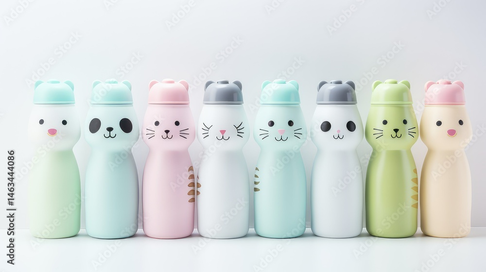 Fototapeta photograph cute water bottle
