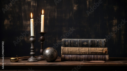 Wallpaper Mural stilllife black wood backdrop Torontodigital.ca