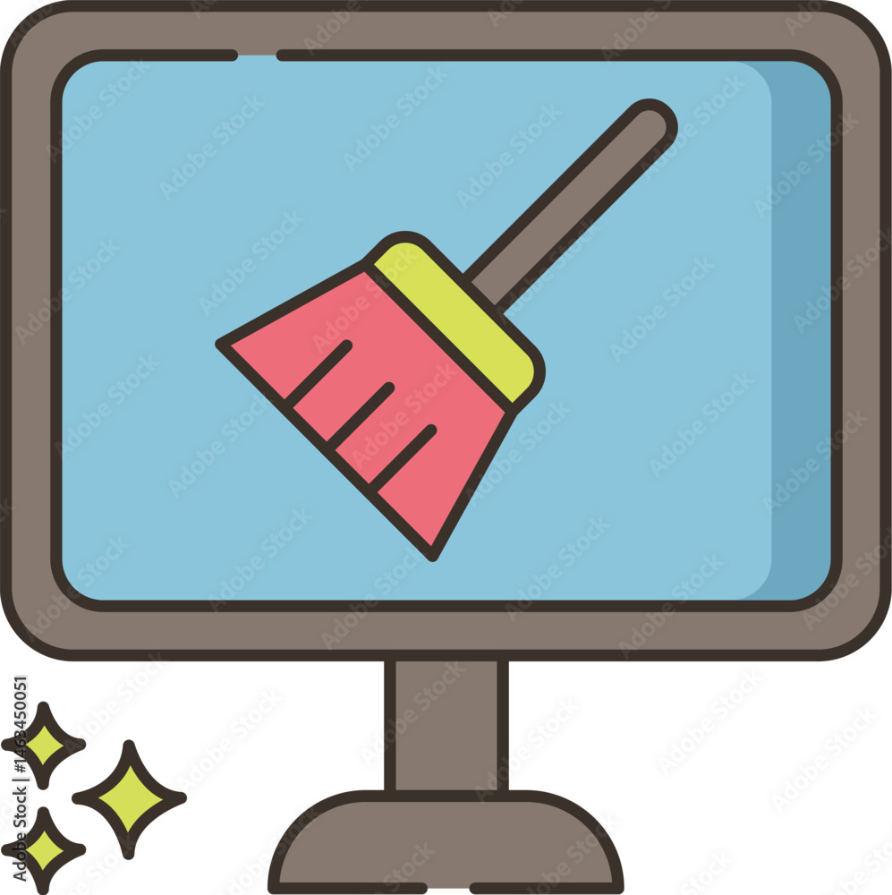 computer illustration on a white background computer illustration on a white background