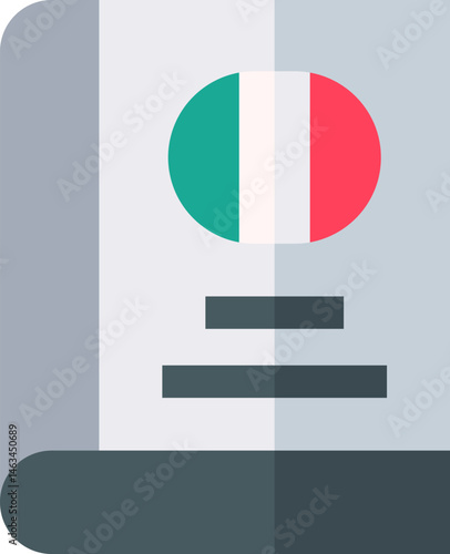 constitution illustration on a white background     
