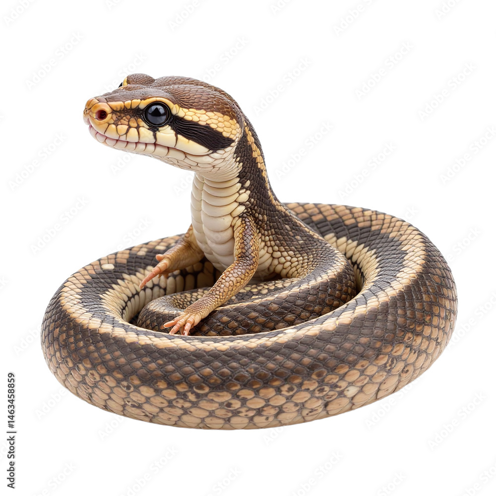 Fototapeta premium Detailed Eagle Eaglet Clipart, isolated on a white background.