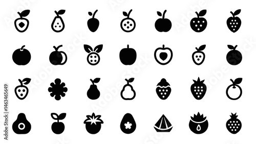 Modern conceptual vector icon pack in flat linear style for intuitive user interfaces website themes mobile applications and professional presentations