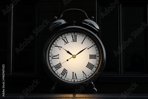 Wallpaper Mural clock showing midnight Torontodigital.ca