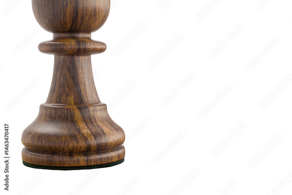 A close up of a wooden chess rook piece against a black background in a studio setting showing grain A close up of a wooden chess rook piece against a black background in a studio setting showing grain