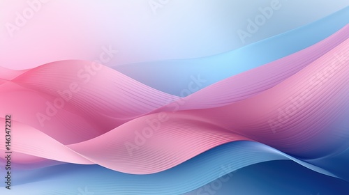 waves blue and pink gradient background