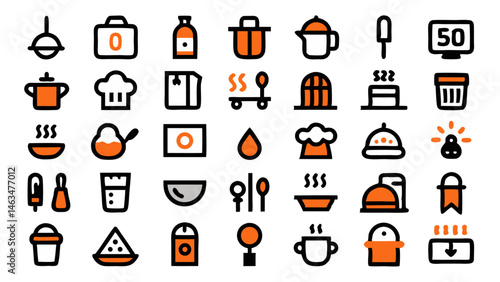Versatile graphic icon collection featuring site and app interface elements for UI UX designers developers and content creators seeking clean modern symbols