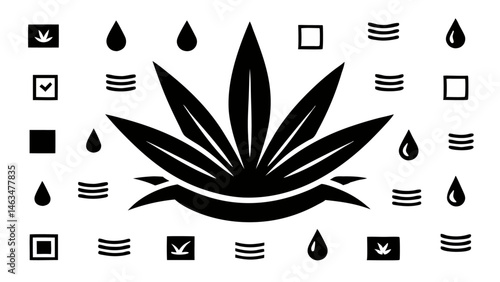 High quality stamp designs for cosmetic product packaging featuring clear labeling and stylish elements to enhance brand identity and improve visual shelf impact