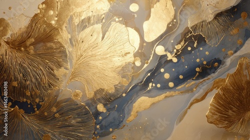 Abstract marbled background