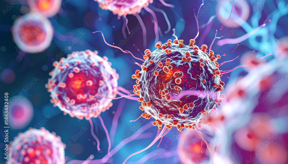 Microscopic View of Cancer Cells: Understanding Cellular Biology Microscopic View of Cancer Cells: Understanding Cellular Biology