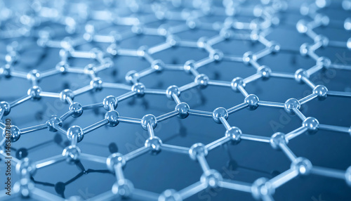 Explore the Microscopic World: Stunning Graphene Atomic Structure Image