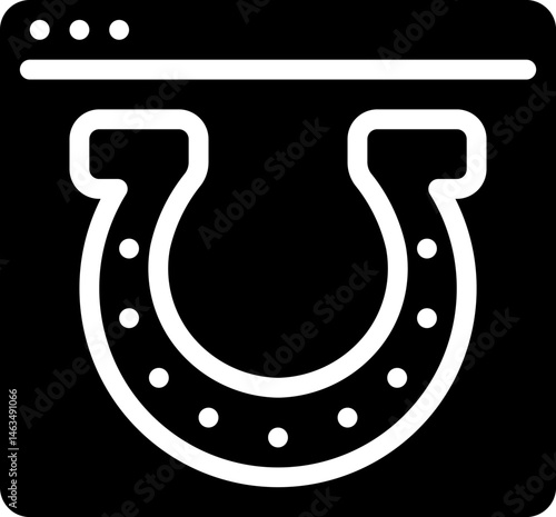 lucky illustration on a white background     